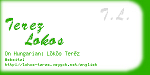 terez lokos business card